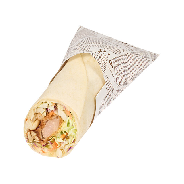 海老カツ＆粒マスタードソースのトルティーヤ