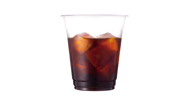アイスコーヒー レギュラー 120円(税込)/ラージ 210円(税込)