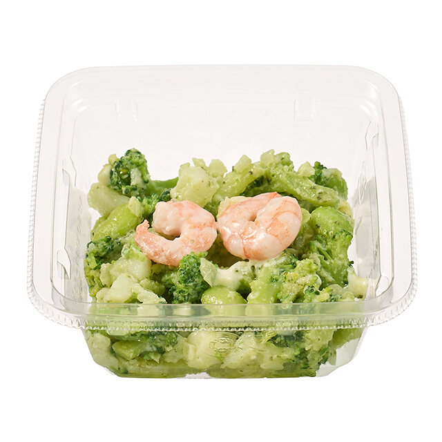 海老とブロッコリーのバジルサラダ