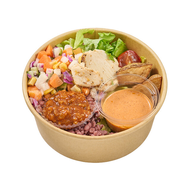 たんぱく質が摂れるねぎ塩麹焼チキンのサラダボウル | NewDays