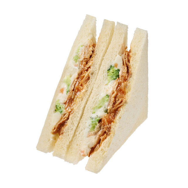 ポークチャップ＆ポテトサラダサンド