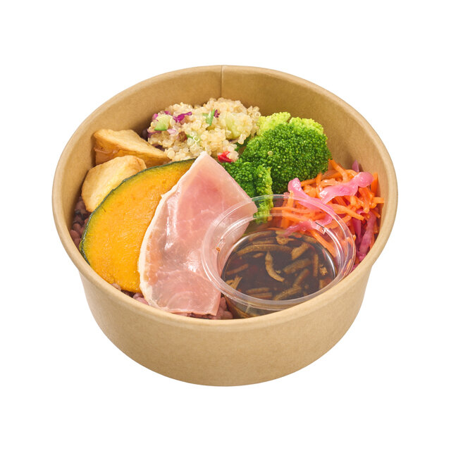 生ハムのサラダボウル