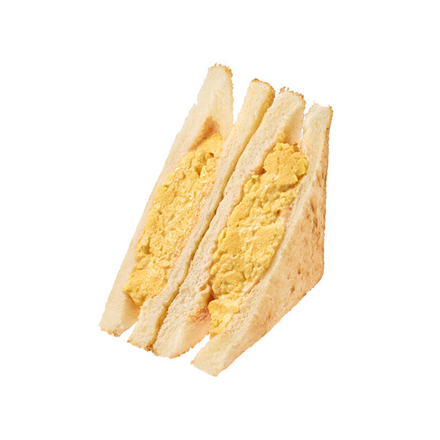 トースト使用　オムレツ風サンド(博多明太子使用)