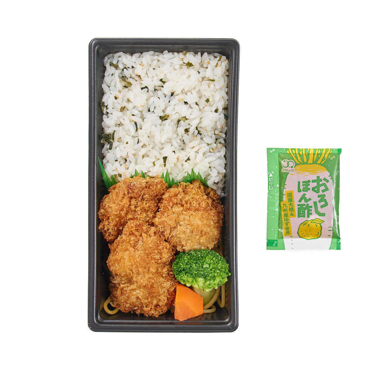手仕込みチキンカツ＆わかめご飯弁当(おろしポン酢)