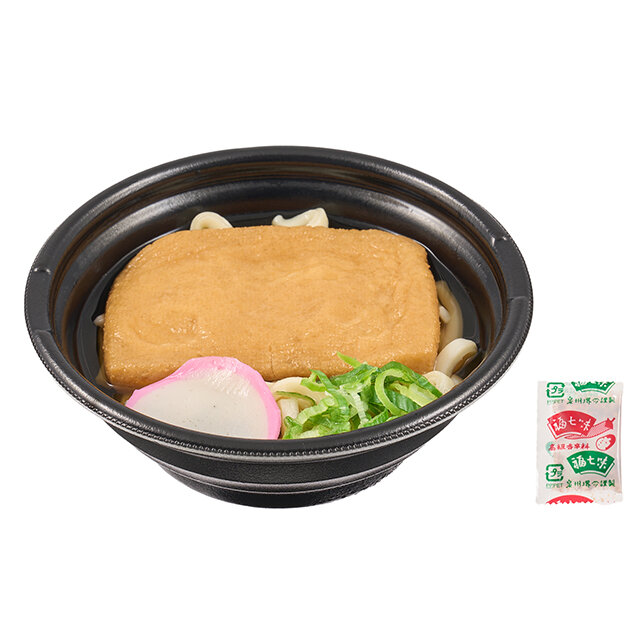 釜炊きお揚げのきつねうどん