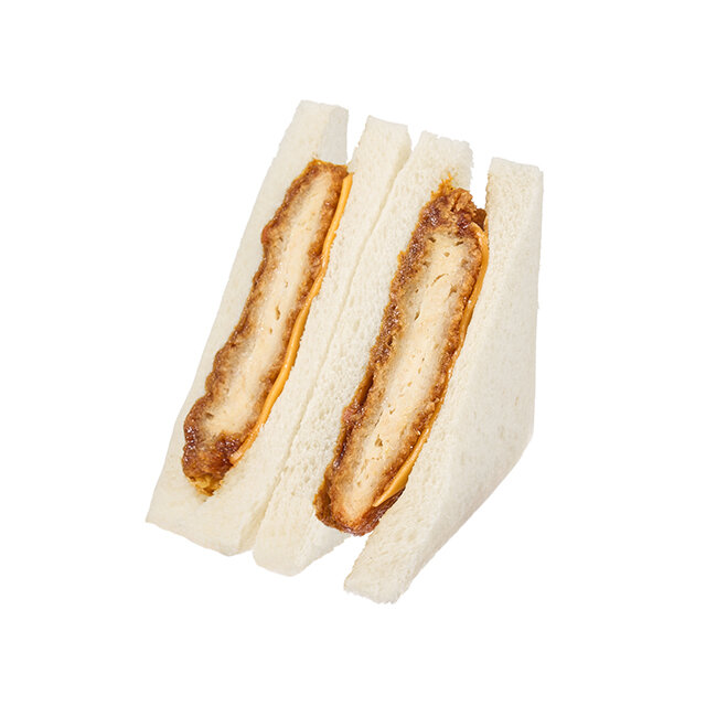 チーズチキンカツカレーサンド