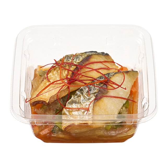 焼きさばと香味野菜の自家製おろしぽん酢