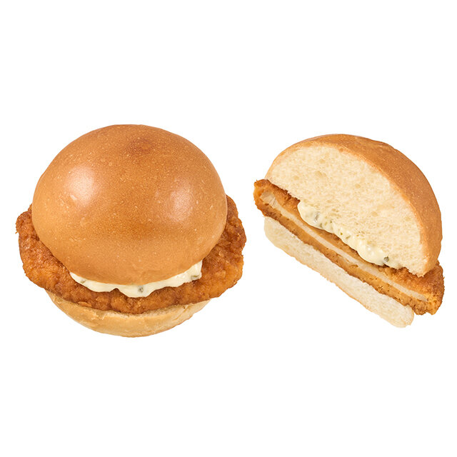 チキンカツバーガー（釧路ザンギ風）
