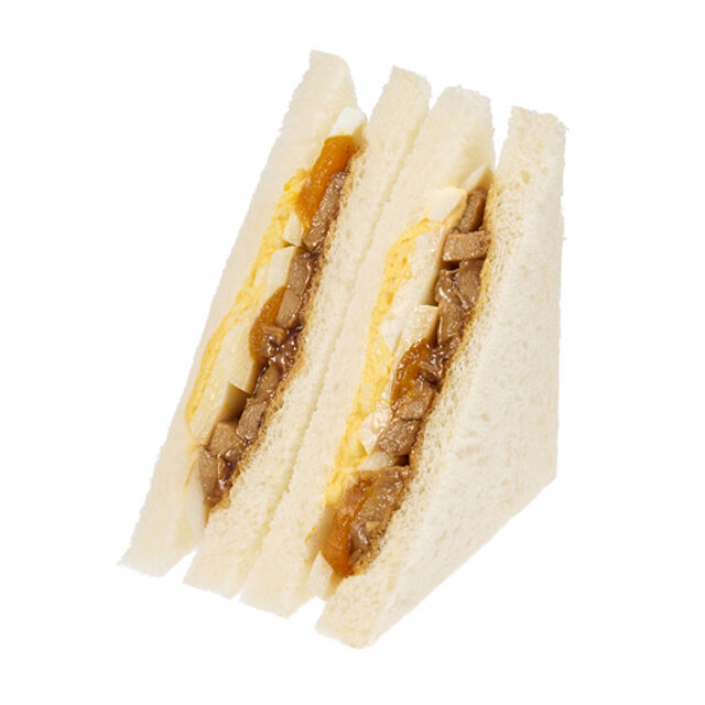 照焼チキンとたまごのサンド