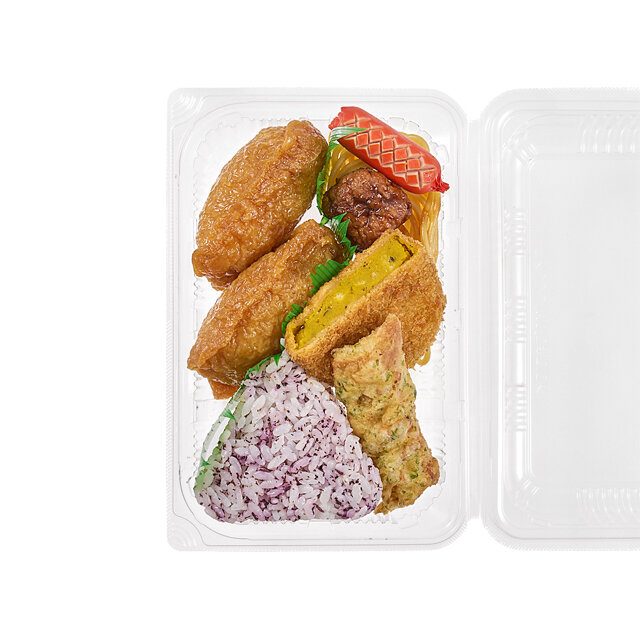 しそおむすびと白ごまいなりセット