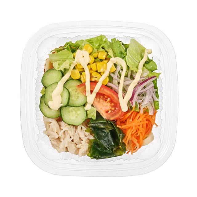 国産野菜にこだわった！彩りサラダうどん